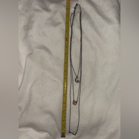 Moon, Stars, Constellation Triad Long Necklace by Hot Topic - Picture 5 of 6